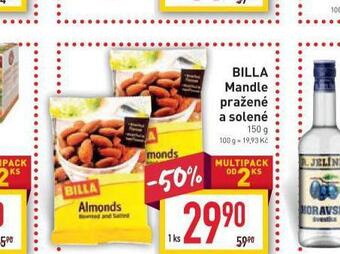 Billa Billa mandle pražené a solené nabídka