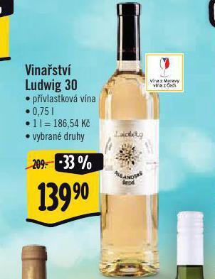 Albert Vinařství ludwig 30 nabídka