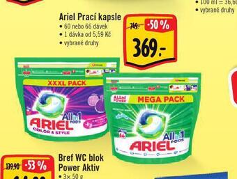 Albert Ariel prací kapsle nabídka