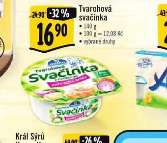 Albert Tvarohová svačinka nabídka