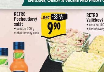 Albert Retro pochoutkový salát nabídka