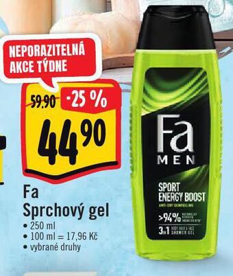 Albert Fa sprchový gel nabídka