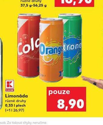 Kaufland Limonáda nabídka
