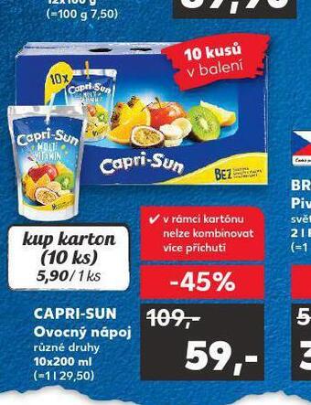 Kaufland Capri sun nabídka