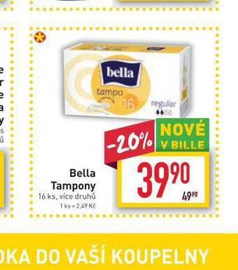 Billa Bella tampony nabídka