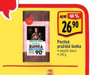 Albert Poctivá pražská šunka nabídka