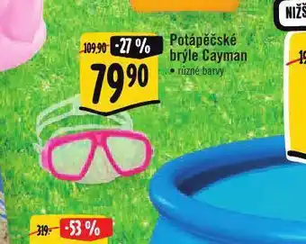 Albert Potápěčské brýle cayman nabídka