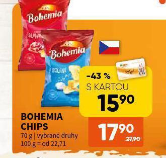Terno Bohemia chips nabídka