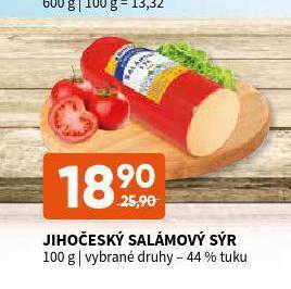 Terno Jihočeský salámový sýr nabídka
