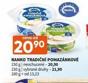 Terno Ranko tradiční pomazánkové nabídka