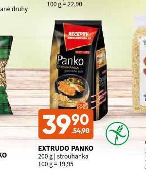 Terno Extrudo panko strouhanka nabídka