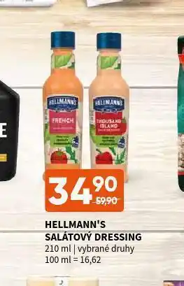 Terno Hellmann's salátový dressing nabídka