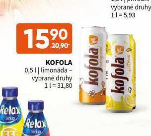 Terno Kofola nabídka