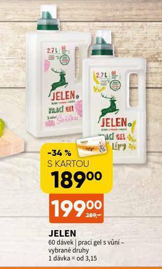 Terno Jelen prací prostředek nabídka