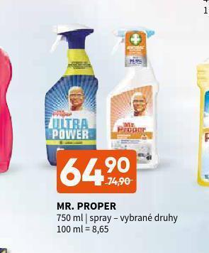 Terno Mr. proper spray nabídka