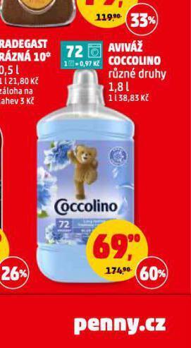 Penny Market Coccolino aviváž nabídka