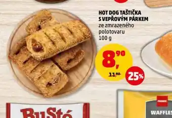 Penny Market Hot dog taštička s vepřovým masem nabídka