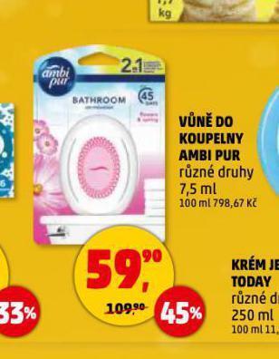 Penny Market Ambi pur vůně do koupelny nabídka