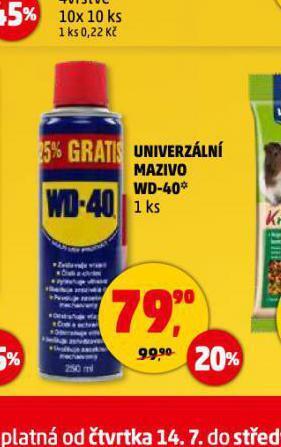 Univerzální mazivo wd-40