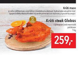 Globus Krůtí steak nabídka