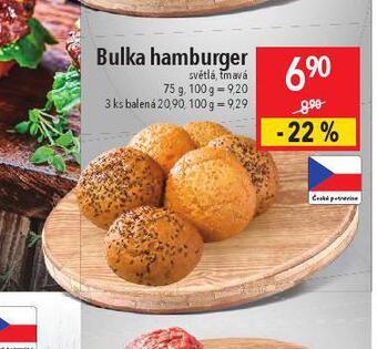 Globus Bulka hamburger nabídka