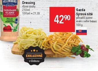 Globus Gazda sýrové nitě nabídka