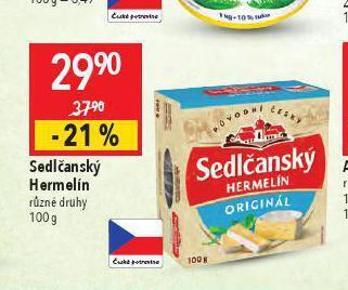 Globus Sedlčanský hermelín nabídka