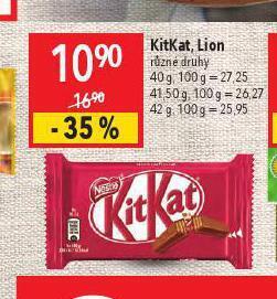 Globus Kitkat nabídka