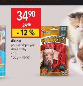 Globus Akinu pochoutky pro psy nabídka