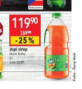Globus Jupí sirup nabídka