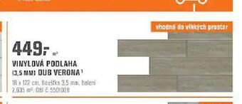 OBI Vinylová podlaha nabídka