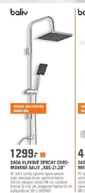 OBI Sada hlavové sprchy nabídka