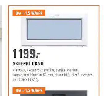 OBI Sklepní okno nabídka