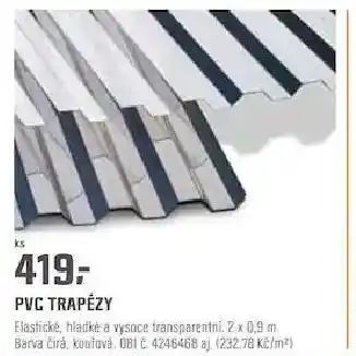 Pvc trapézy