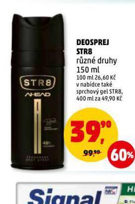 Penny Market Str8 deosprej nabídka