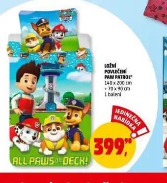 Ložní povlečení paw patrol