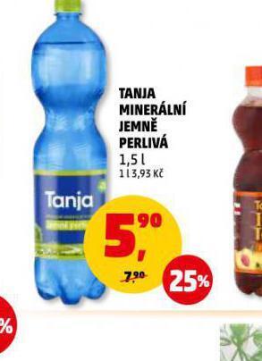 Penny Market Tanja minerální jemně perlivá nabídka