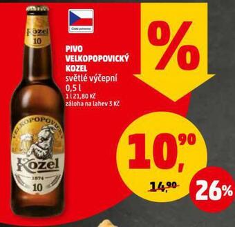 Penny Market Pivo velkopopovický kozel 10 nabídka