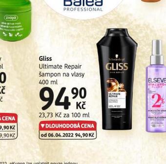 dm drogerie Gliss šampon nabídka