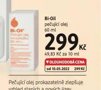 dm drogerie Bi-oil pečující olej nabídka