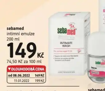 dm drogerie Sebamed intimní emulze nabídka