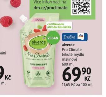 Alverde tekuté mýdlo
