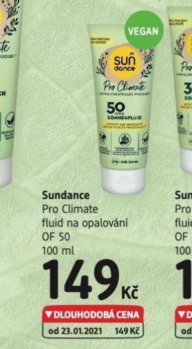 dm drogerie Sundance fluid na opalování nabídka