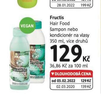 dm drogerie Fructis šampon nabídka