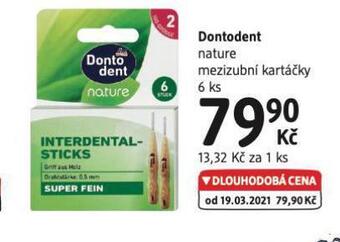 Dontodent mezizubní kartáčky