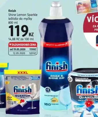 dm drogerie Finish leštidlo do myčky nabídka