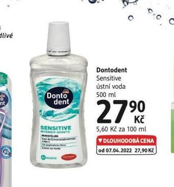 dm drogerie Dontodent ústní voda nabídka