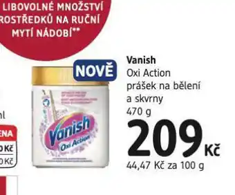 dm drogerie Vanish prášek na bělení nabídka