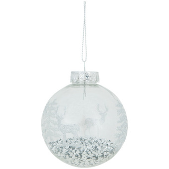 Action Vánoční koule se třpytkami nabídka