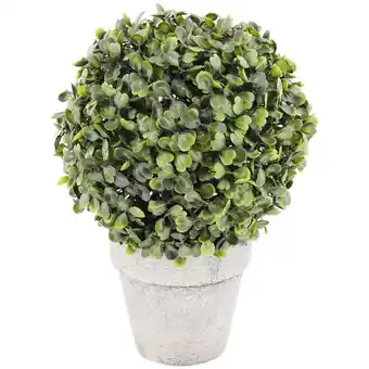 Umělý buxus v květináči